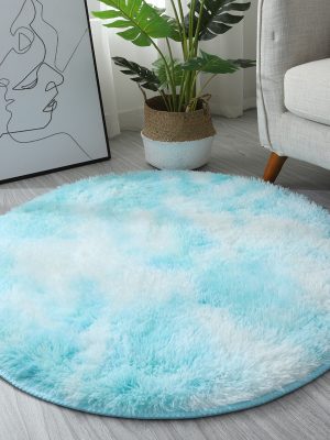 INS Home Tie-Dye Gradient Round Rug