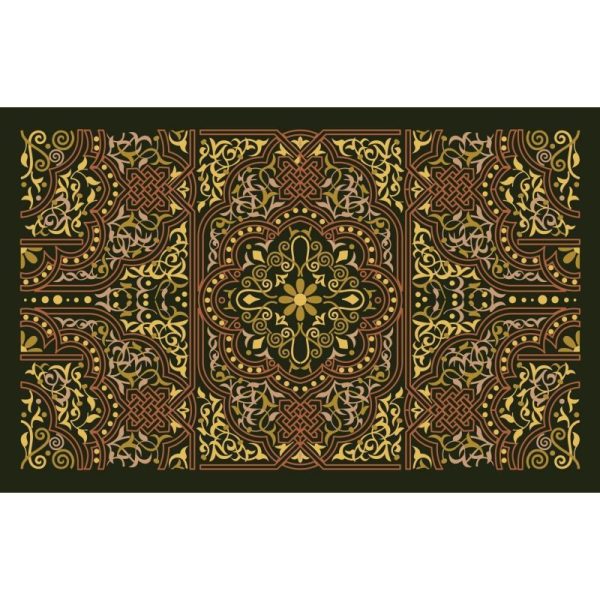 Turkish Ethnic Rug Persian American Vintage Living Room Sofa Coffee Table Rugs (GT078)