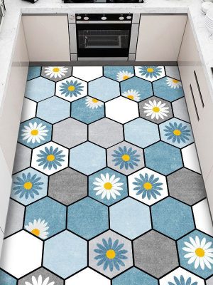 Cartoon Entry Household Floor Mat Entry Door Mat (Fresh Daisy)