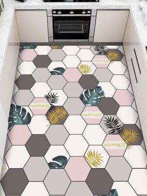 Cartoon Entry Household Floor Mat Entry Door Mat (Spring Blossom)